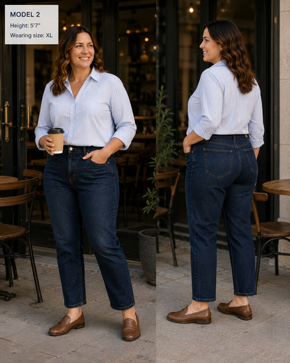 THE EASE™ Relaxed Straight-Leg Jeans