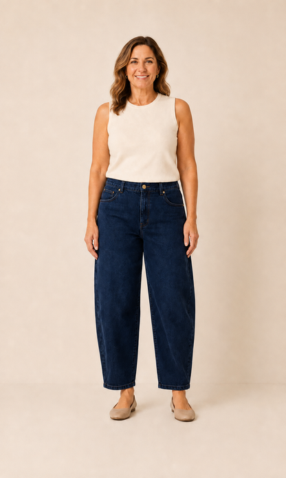 The Ease-Line™ Barrel Jean