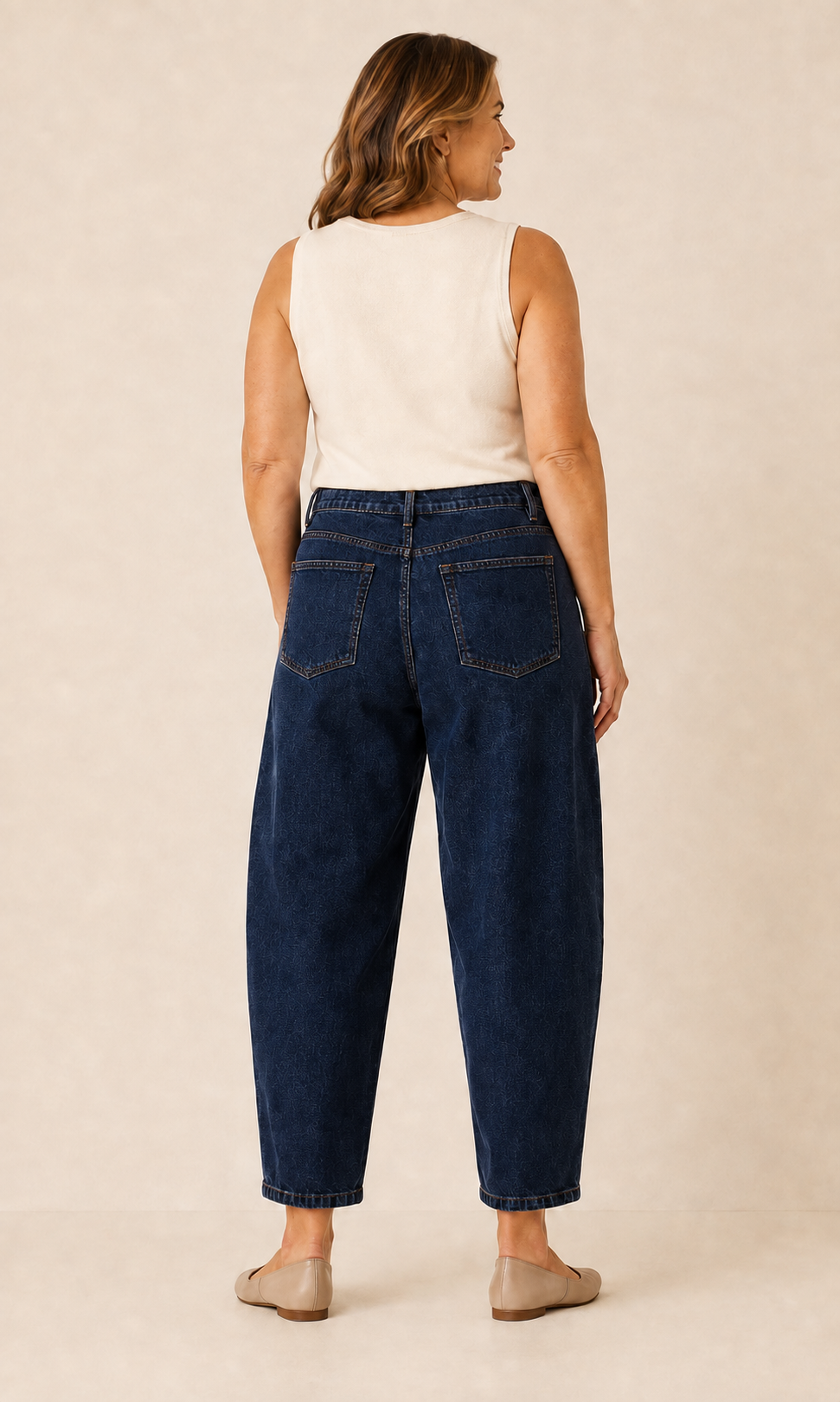 The Ease-Line™ Barrel Jean