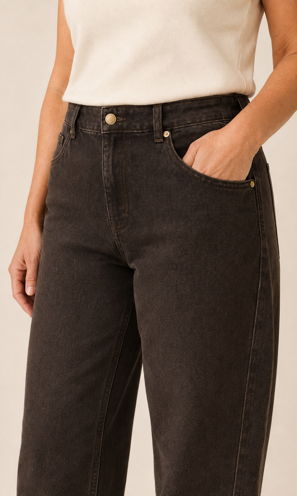 The Ease-Line™ Barrel Jean