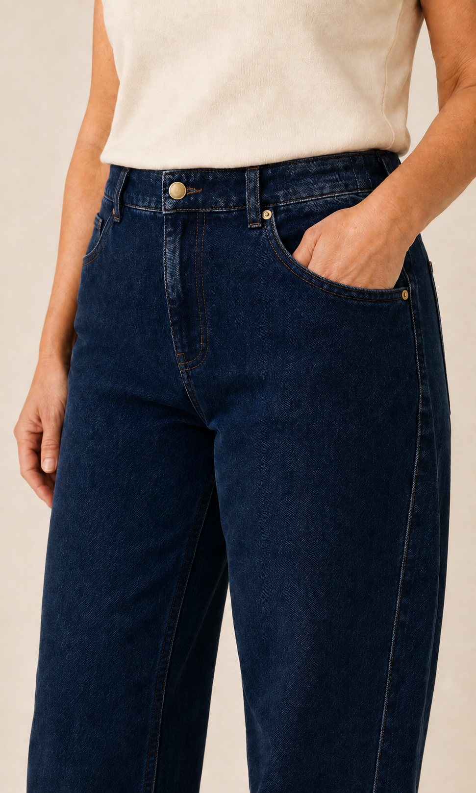 The Ease-Line™ Barrel Jean