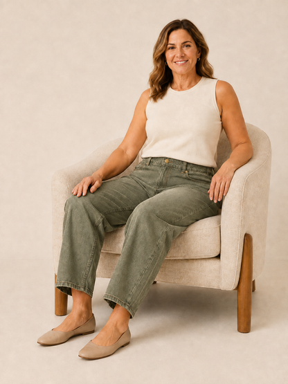 The Ease-Line™ Barrel Jean