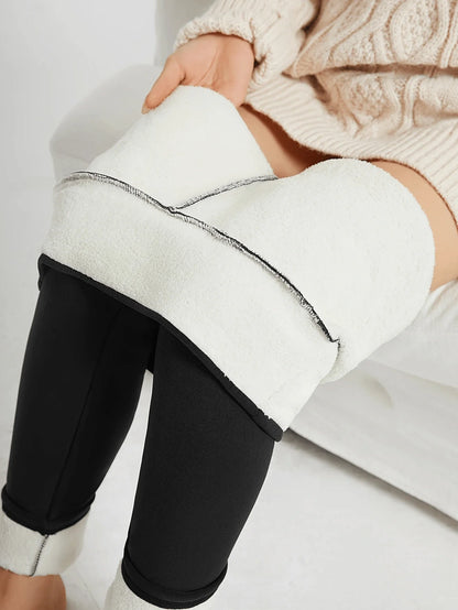 Premium Cozy Knit High-Waisted Leggings for Running, Yoga, and Everyday Workouts