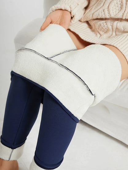 Premium Cozy Knit High-Waisted Leggings for Running, Yoga, and Everyday Workouts