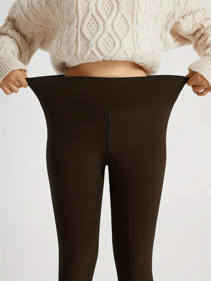 Premium Cozy Knit High-Waisted Leggings for Running, Yoga, and Everyday Workouts