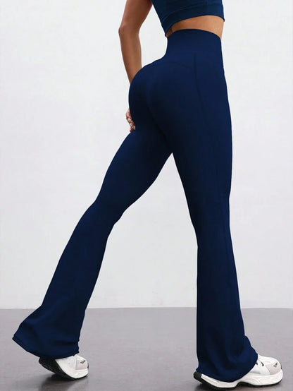 FlareFlex High-Waisted Fleece-Lined Flare Leggings