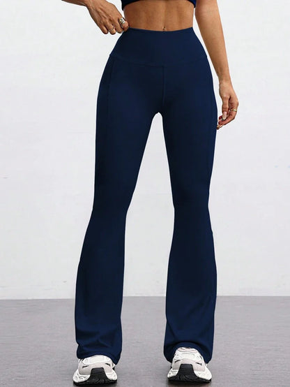 FlareFlex High-Waisted Fleece-Lined Flare Leggings