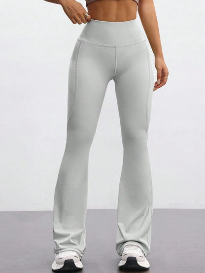 FlareFlex High-Waisted Fleece-Lined Flare Leggings