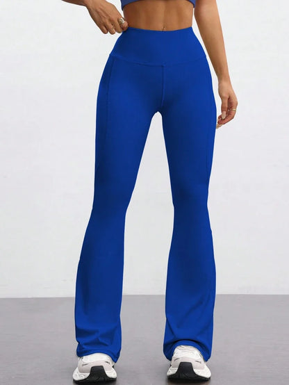 FlareFlex High-Waisted Fleece-Lined Flare Leggings