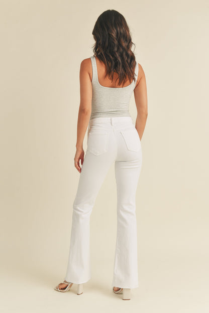 Scissor Cut Flare Jeans