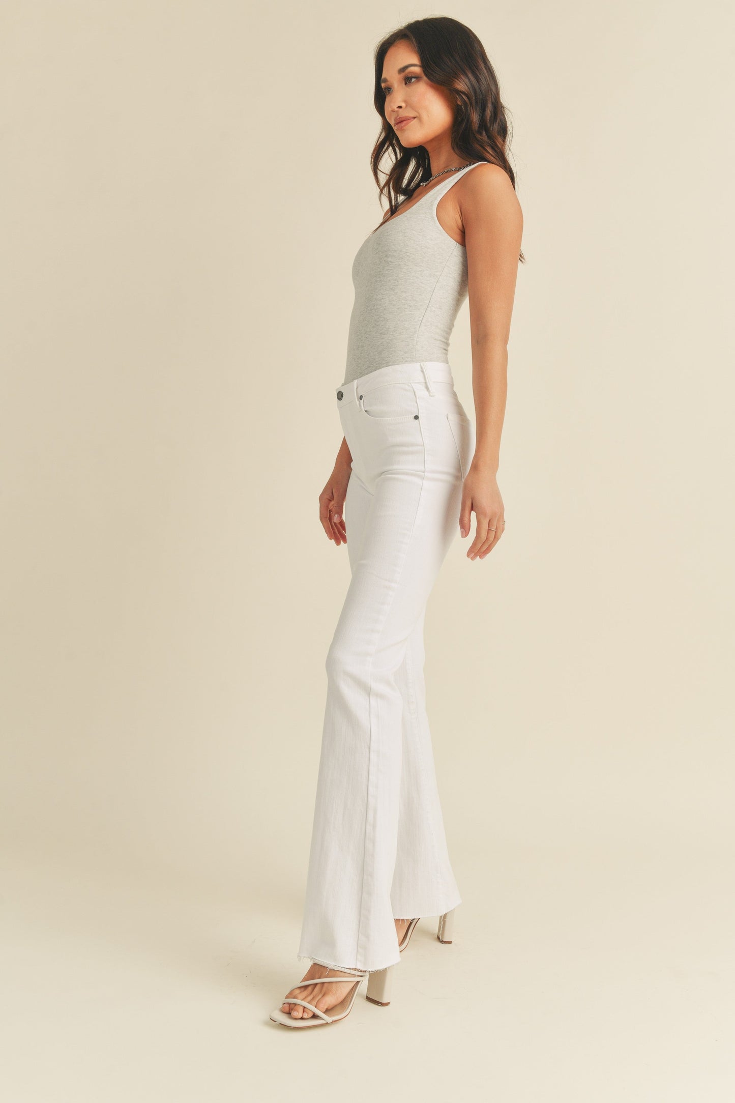 Scissor Cut Flare Jeans