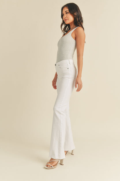 Scissor Cut Flare Jeans