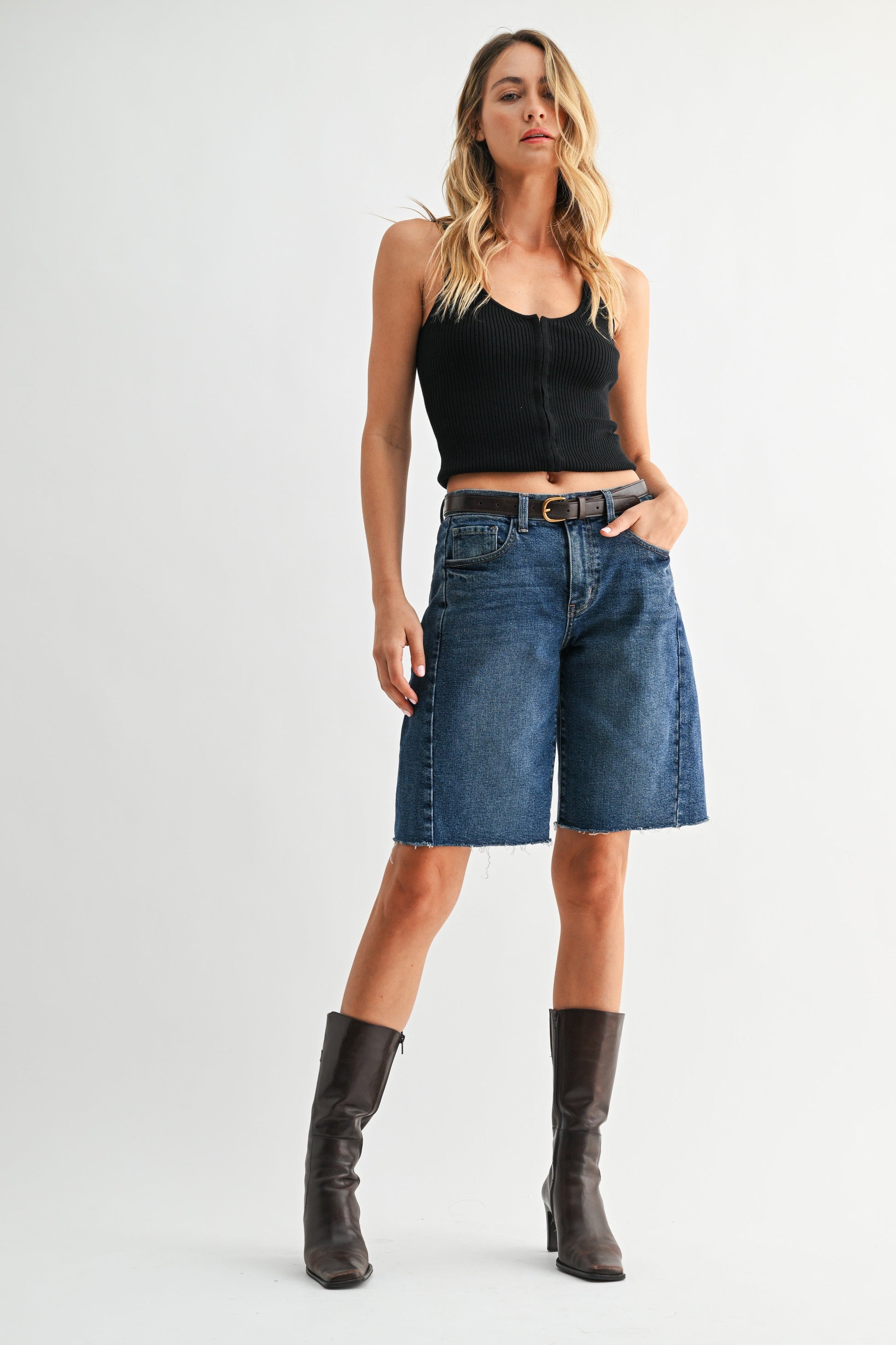 Seamed Longer Short