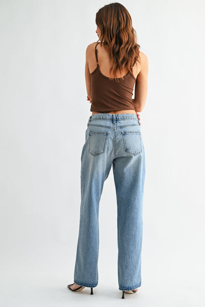 Lightweight Relaxed Straight Denim