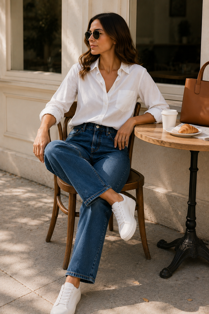 THE EASE™ Relaxed Straight-Leg Jeans
