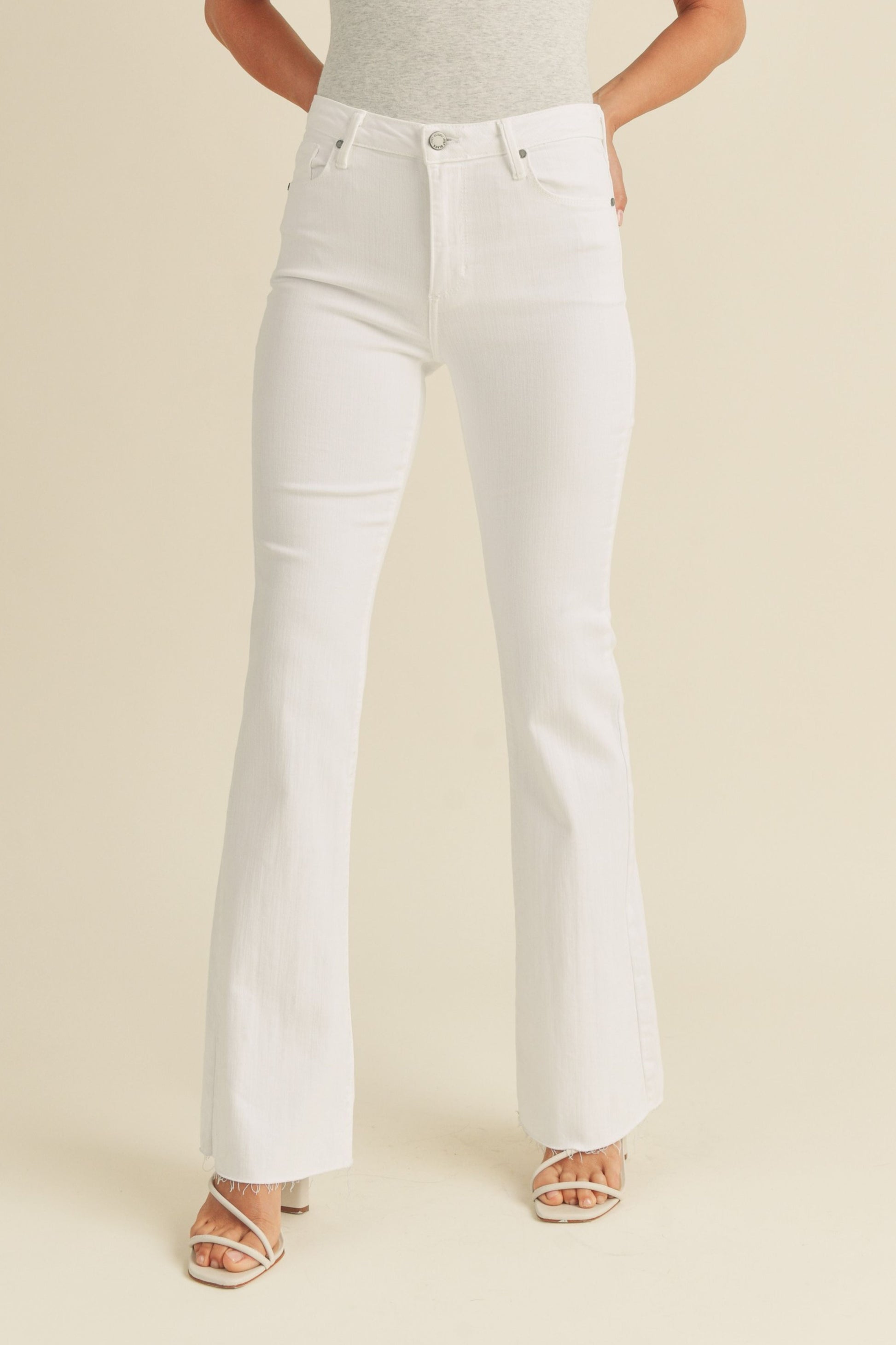 Scissor Cut Flare Jeans