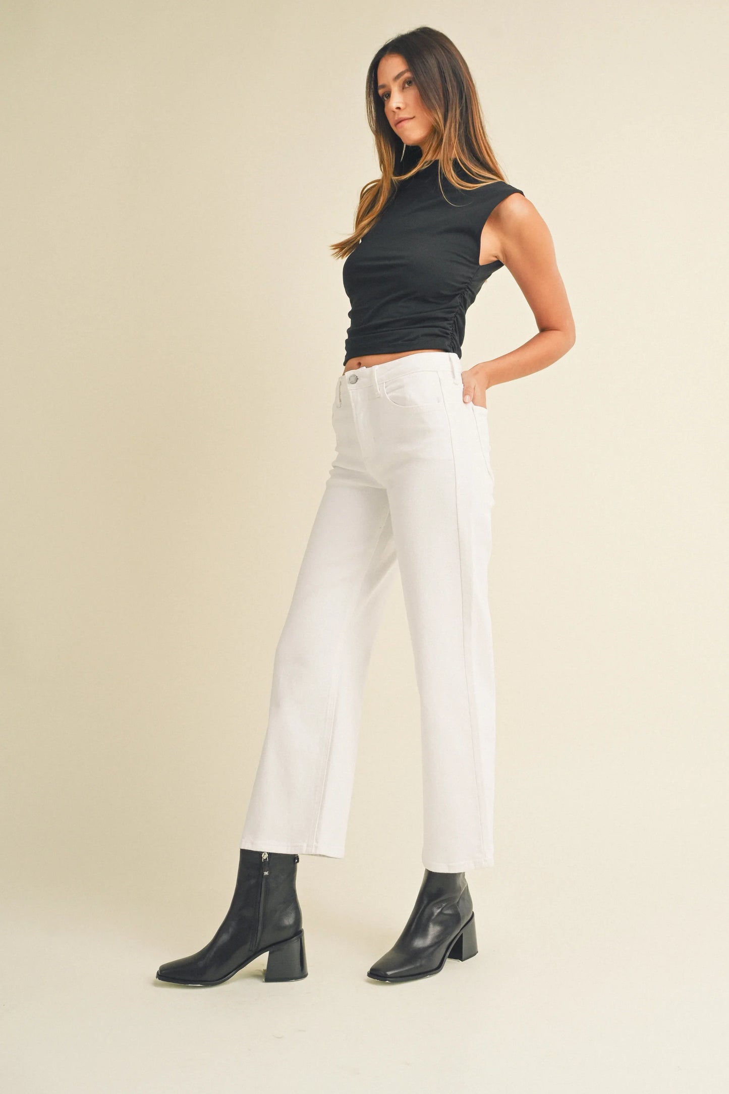 California Classic Wide Leg Jeans