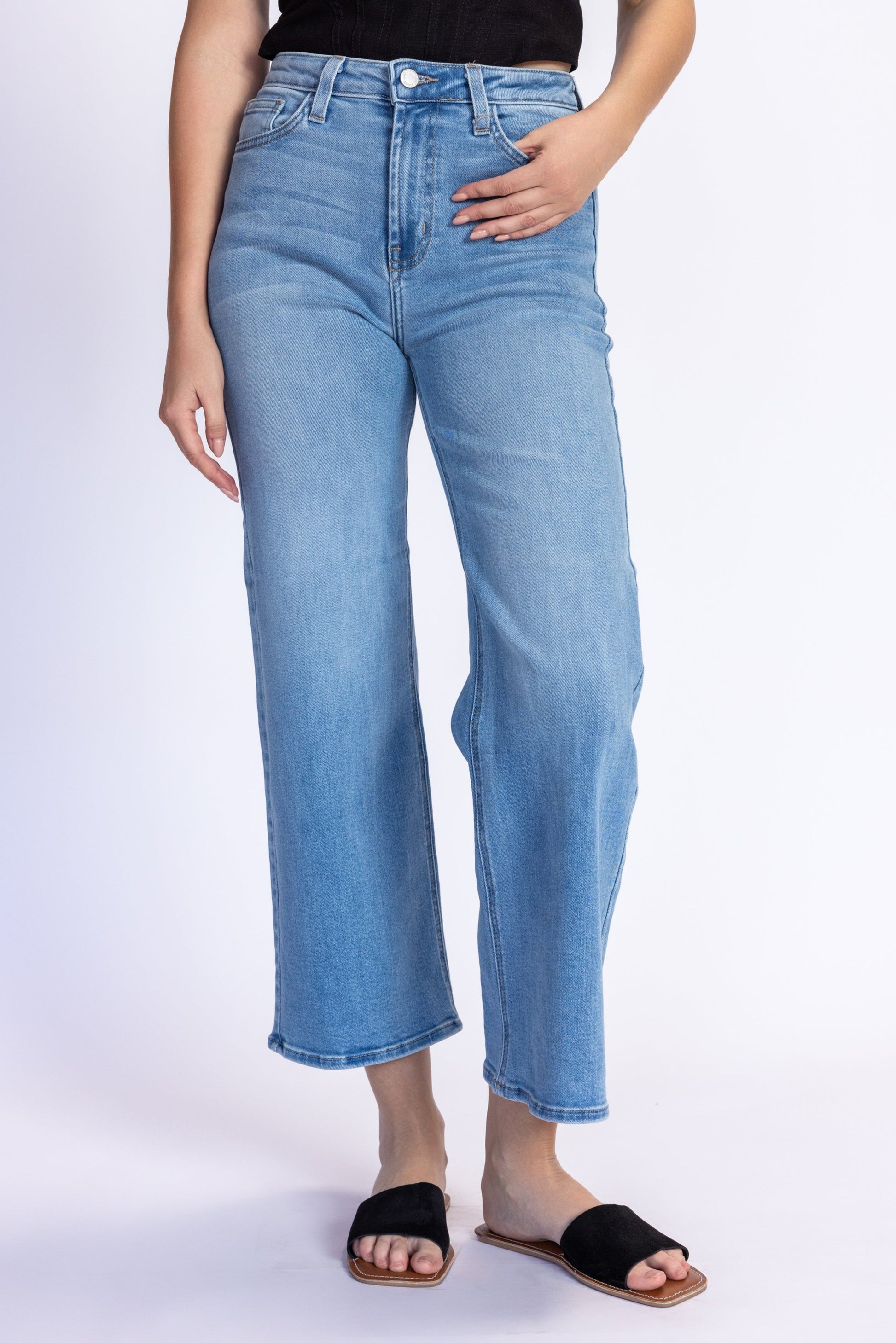 California Classic Wide Leg Jeans