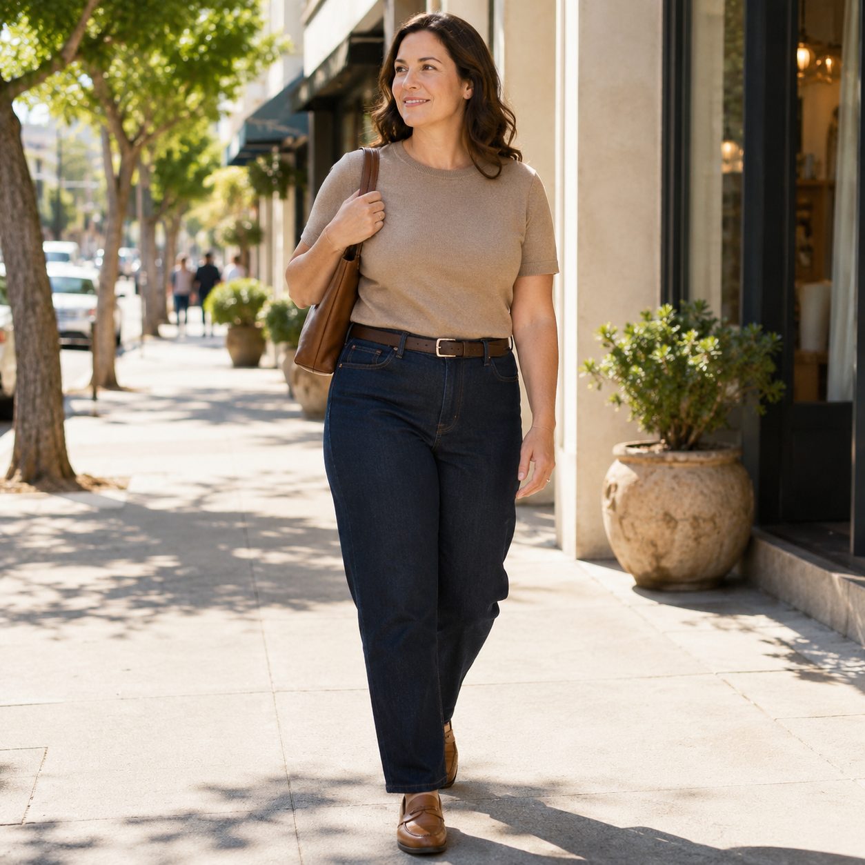 THE EASE™ Relaxed Straight-Leg Jeans