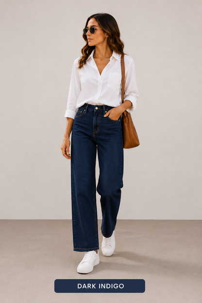 THE EASE™ Relaxed Straight-Leg Jeans