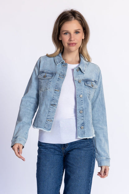 Distressed Jean Jacket