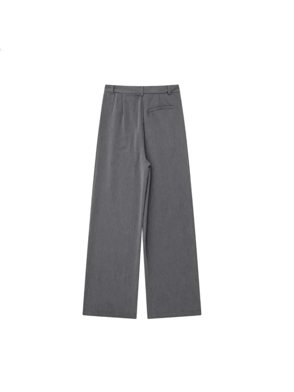 Women's Elegant Casual Loose-Fit High-Waisted Straight-Leg Trousers