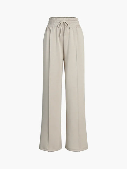 Women's Casual and Chic High-Waisted Wide Leg City Walk Sweatpants