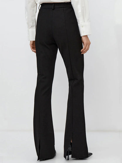 Men's Slim Fit Casual Suit Pants - Comfortable Stretch Fabric