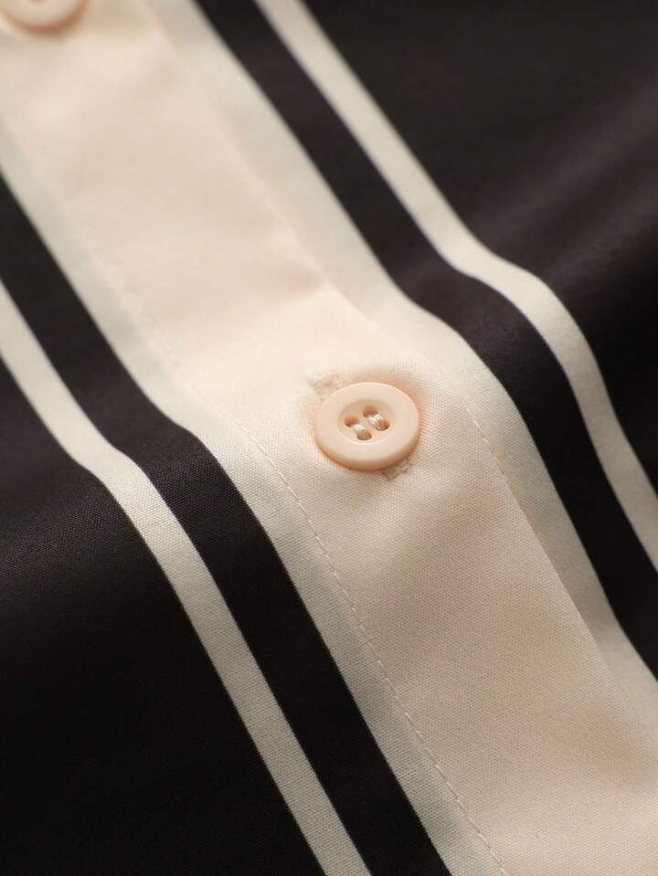 Contrast Panel Sleeveless Blouse – Sophisticated Everyday Fashion