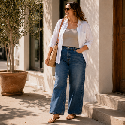 THE EASE™ Relaxed Straight-Leg Jeans