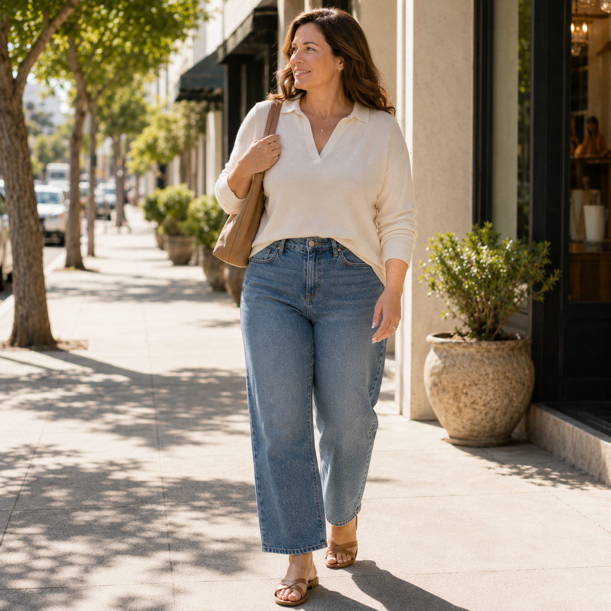 THE EASE™ Relaxed Straight-Leg Jeans
