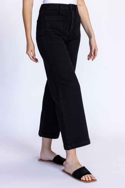 Patch Pocket Wide Leg