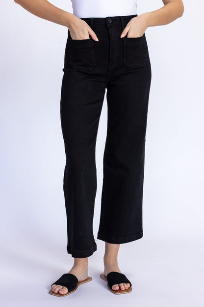 Patch Pocket Wide Leg