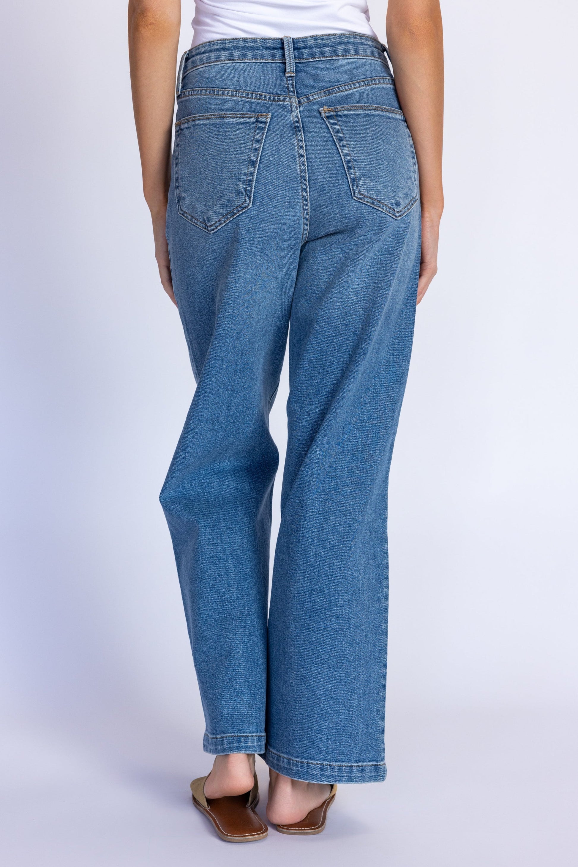 Patch Pocket Wide Leg