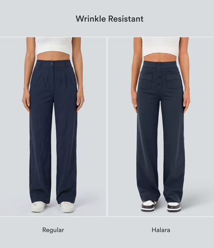 The Dayline Stretch Straight-Leg Pant in Deep Red Grey by STAPLE