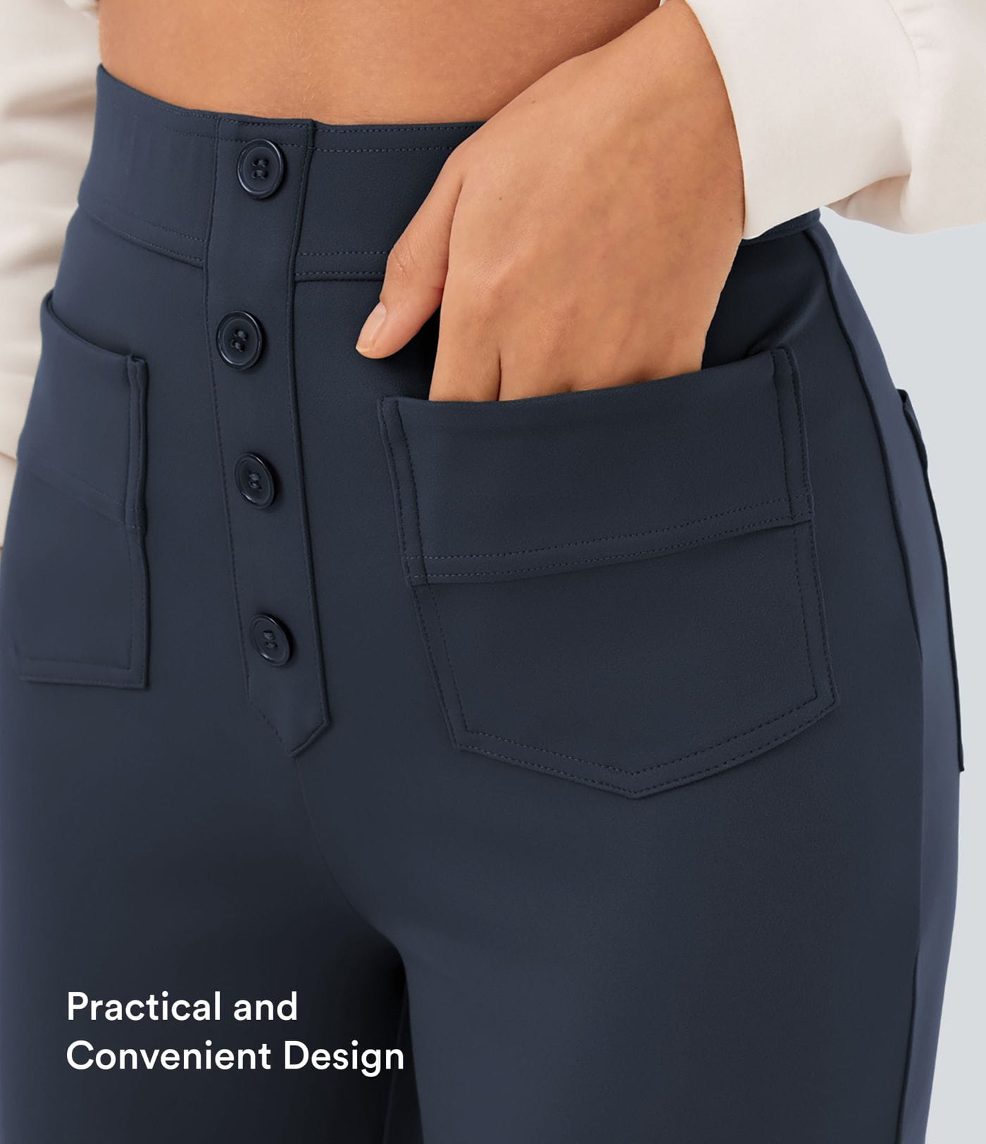 The Dayline Stretch Straight-Leg Pant in Sepia by STAPLE