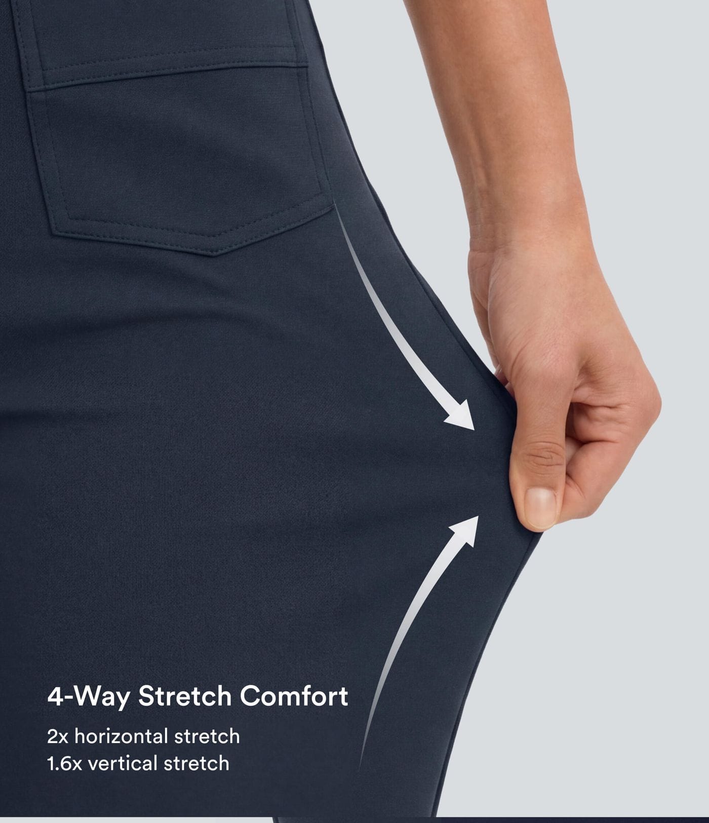 The Dayline Stretch Straight-Leg Pant in Silent Storm by STAPLE