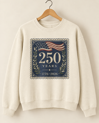 Heritage 250 — 1776–2026 Commemorative Crewneck Sweatshirt