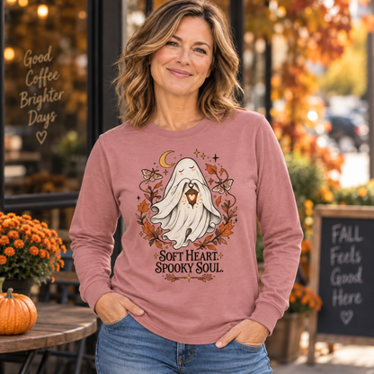Soft Heart, Spooky Soul Ghost Graphic Top