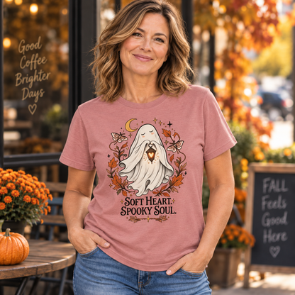 Soft Heart, Spooky Soul Ghost Graphic Top