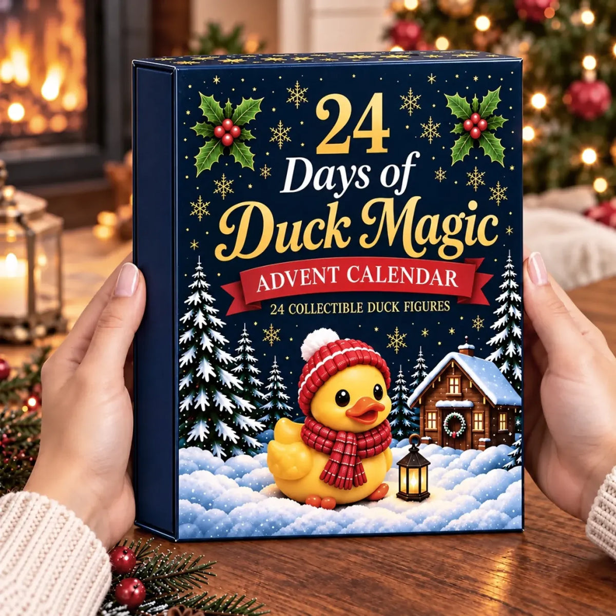 Front of the 24 Days of Duck Magic Advent Calendar box