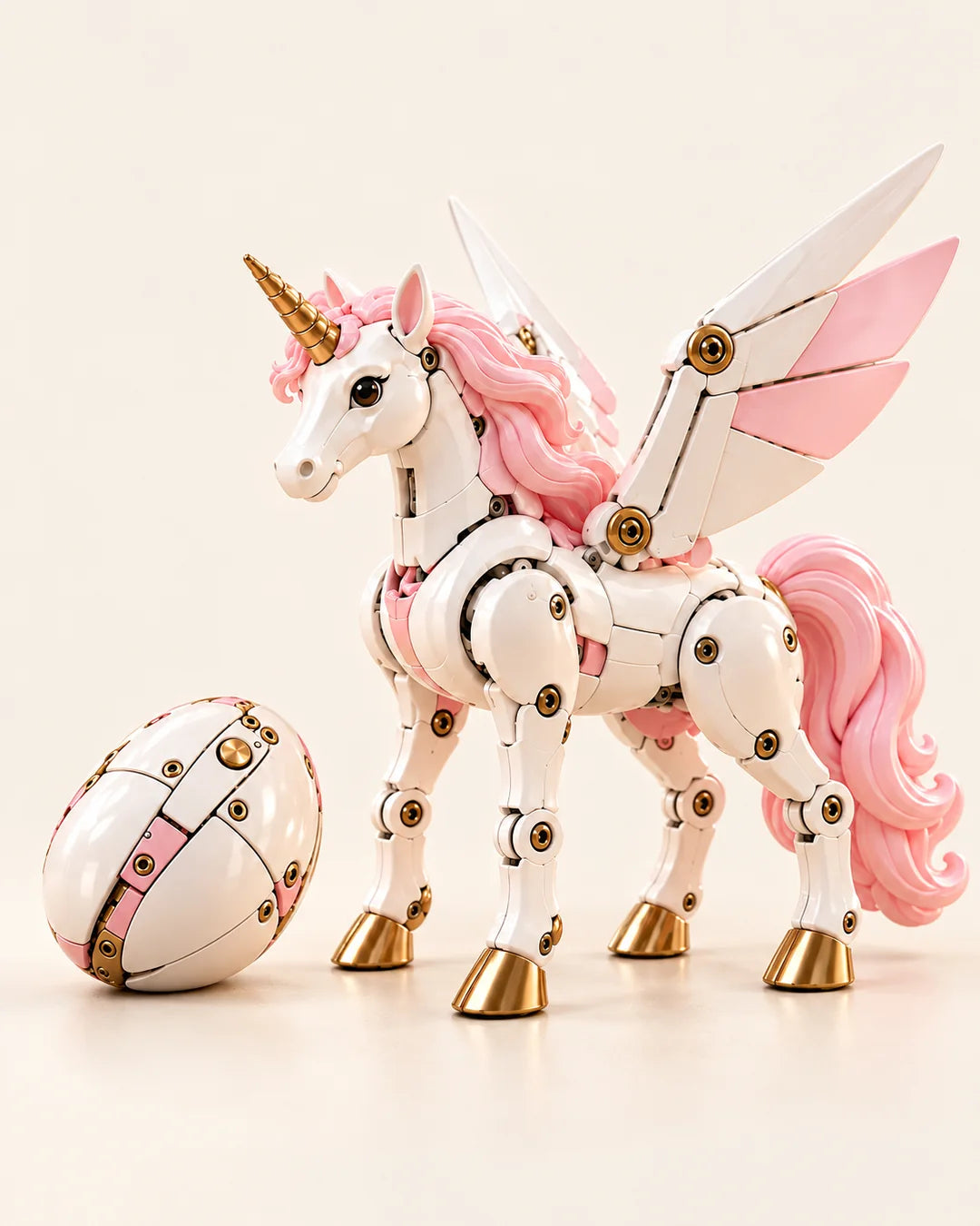 2-in-1 Transforming Winged Unicorn Egg Figure — studio