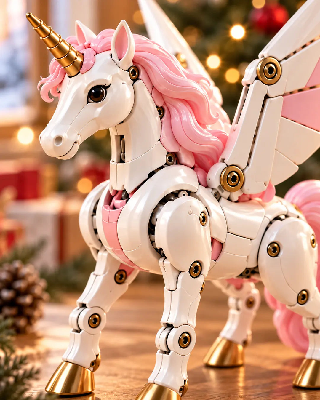 2-in-1 Transforming Winged Unicorn Egg Figure — detail