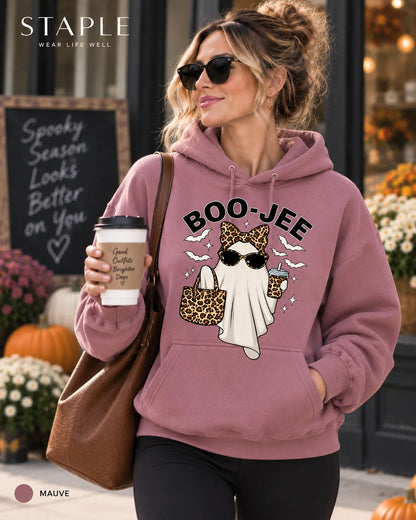 The BOO-JEE™ Leopard Ghost Halloween Graphic Top