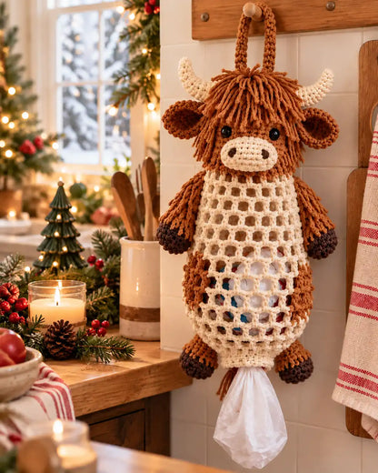 Crochet Animal Bag Holder DIY Kit — hero