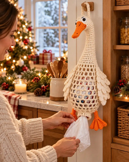Crochet Animal Bag Holder DIY Kit — lifestyle