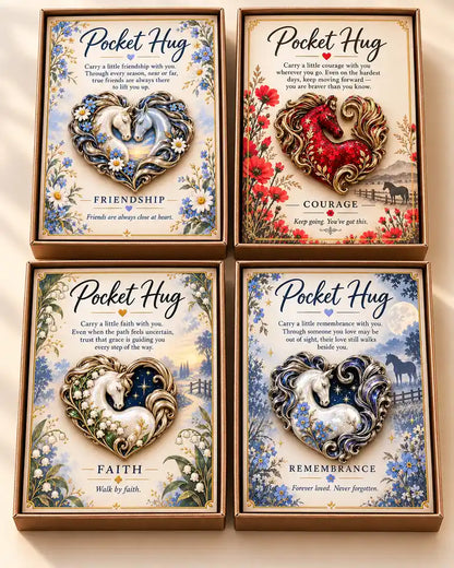 Horse Pocket Hug Keepsake — studio