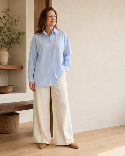 The Blue Hour™ Relaxed Button-Up Shirt