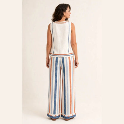 The Dayaway™ Printed Wide-Leg Set