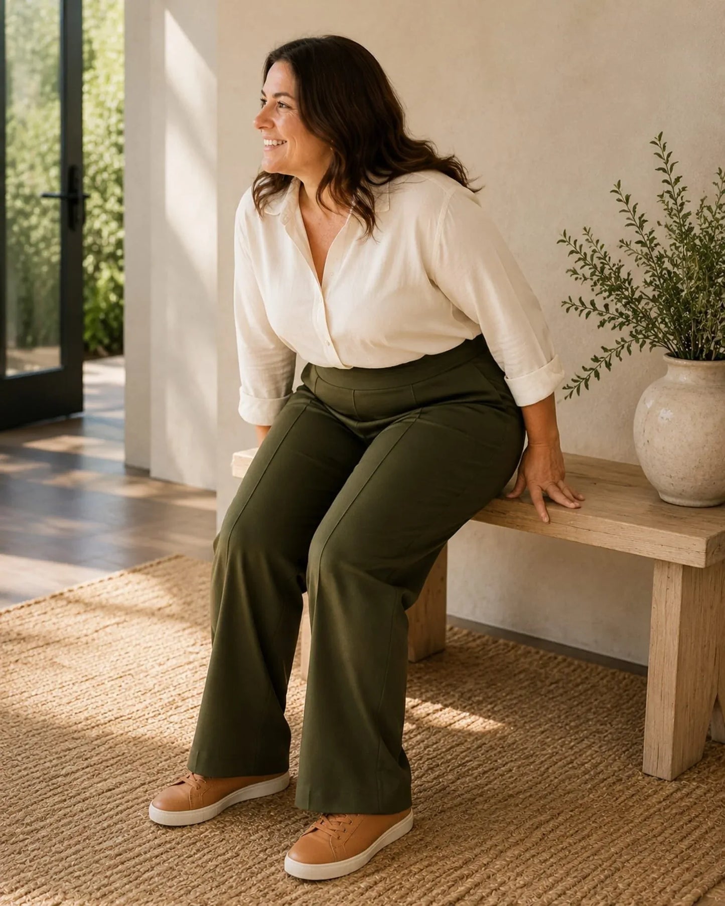 The Drift™ Pull-On Wide-Leg Trouser